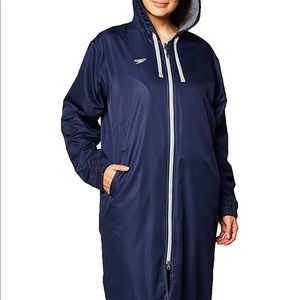Navy Blue Speedo Swim Parka